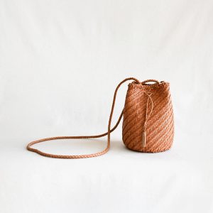 Pompom Double Jump Bag - Cognac