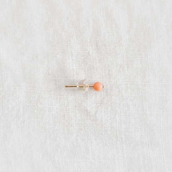 Coral Bead Stud - Image 3
