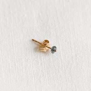 Sapphire Stud - Blue Grey
