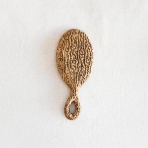 Vintage Carved Hand Mirror