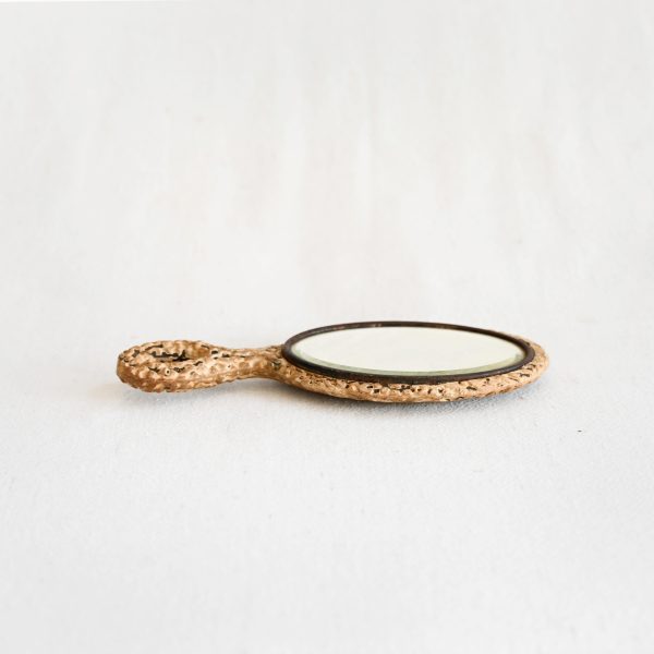 Vintage Carved Hand Mirror - Image 3