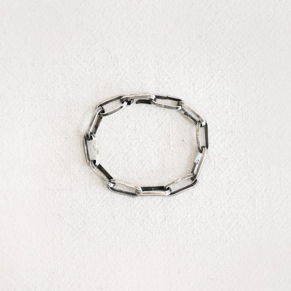 Vintage Silver Chain Link Bracelet - Image 2