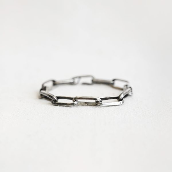 Vintage Silver Chain Link Bracelet - Image 3